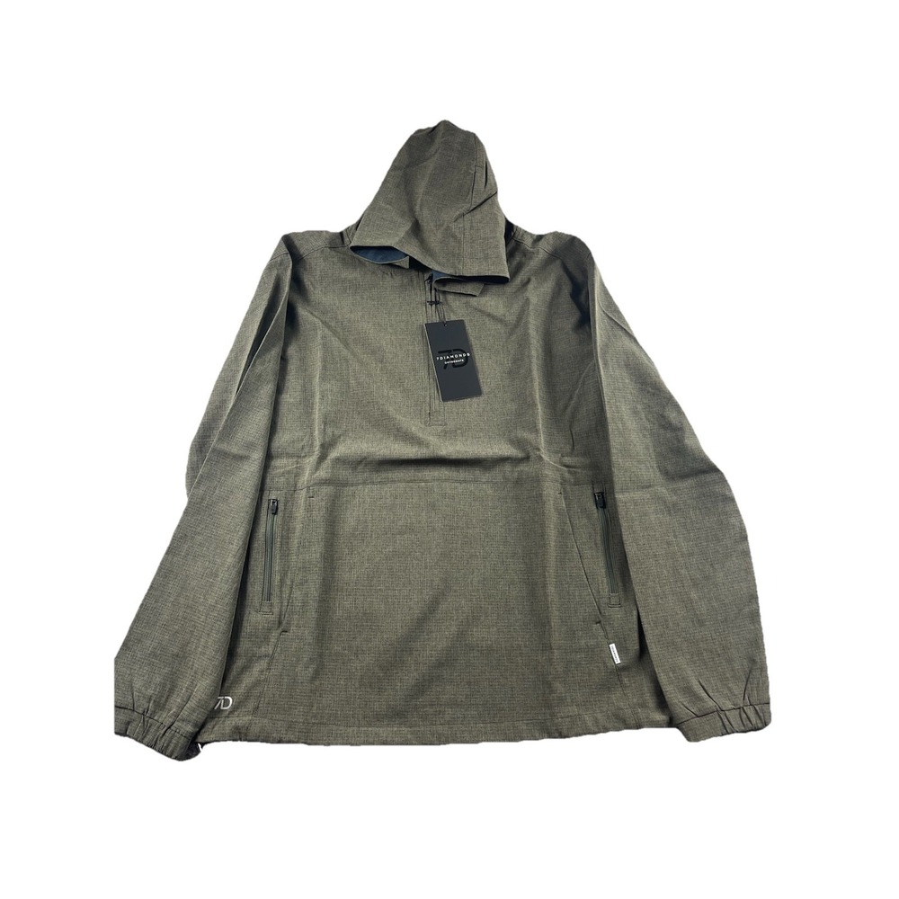 7 Diamonds Oxygenate 1/4 Zip Pullover Hoodie Lightweight Quick Dry Men Small NWT